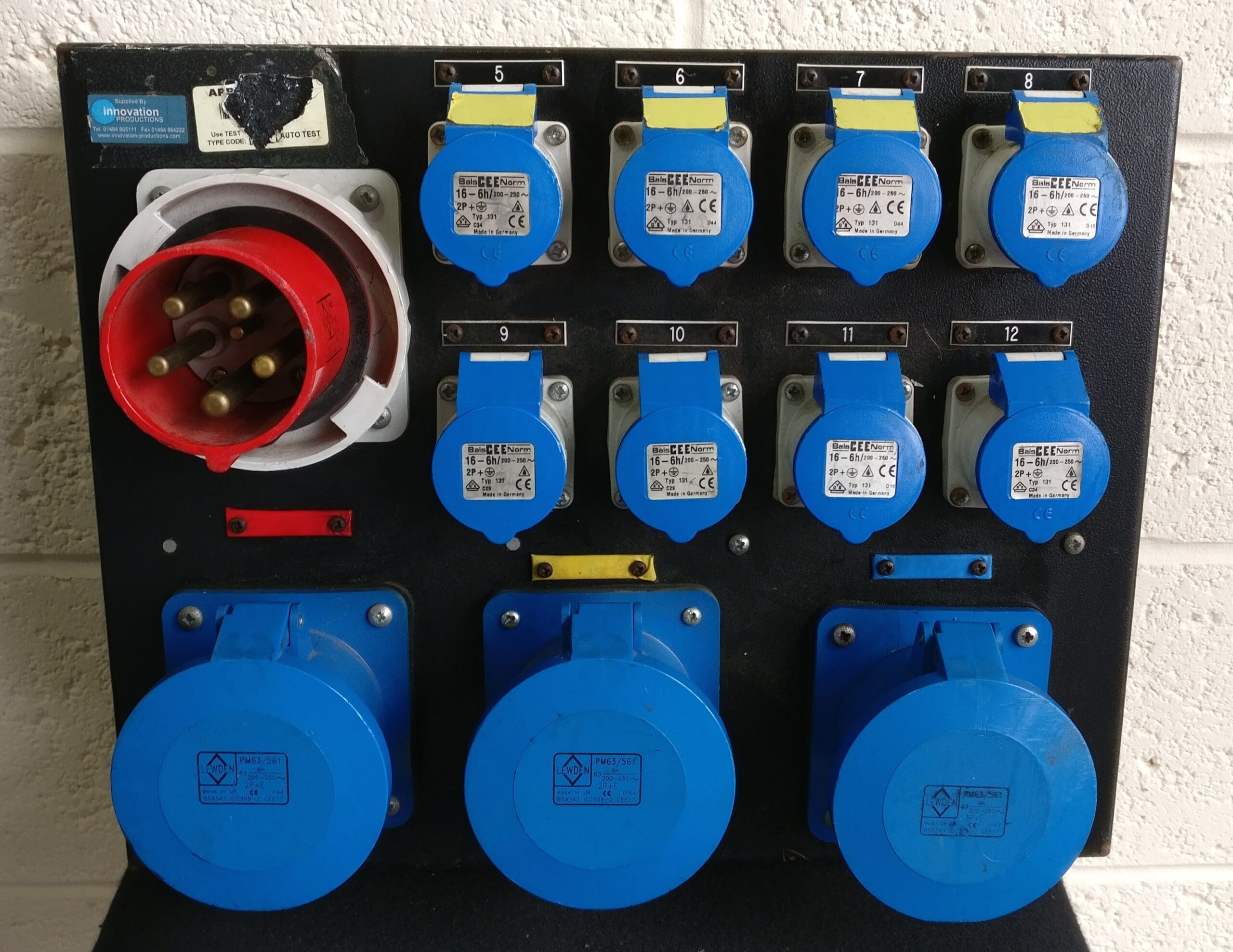 Mains Distribution unit hire
