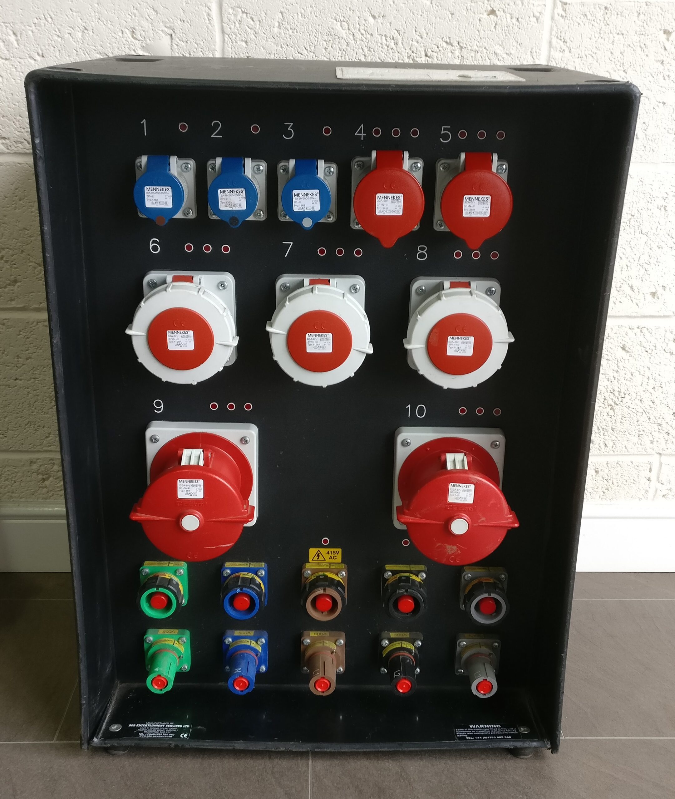 Powerlock Mains Distribution unit hire